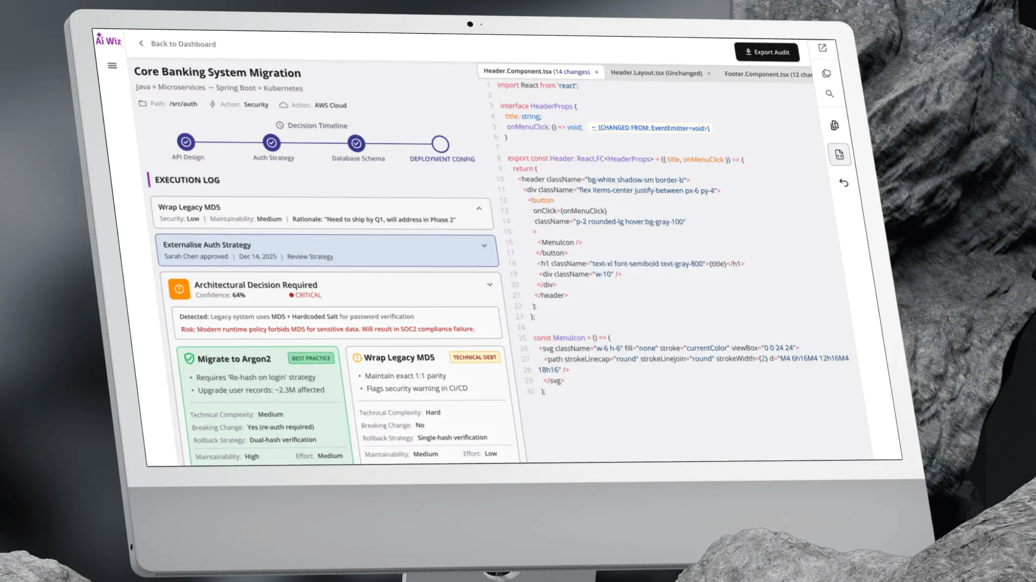 Project Deep Dive – detail view